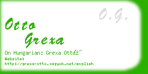 otto grexa business card